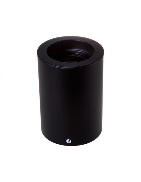 3628-Portafaretto LED Montaggio a Plafone Rotondo GU e GU MR Colore Nero Orientabile-1