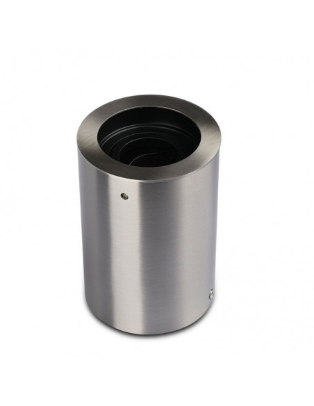 3629-Portafaretto LED Montaggio a Plafone Rotondo GU e GU MR Colore Nichel Satinato Orientabile-1