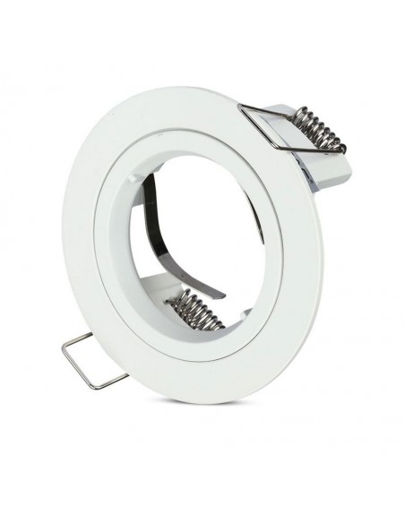 3642-Portafaretto LED da Incasso Rotondo GU e GU MR Colore Bianco-1