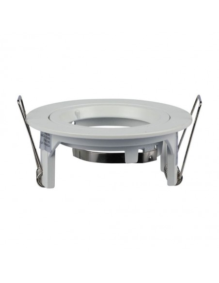 3642-Portafaretto LED da Incasso Rotondo GU e GU MR Colore Bianco-7