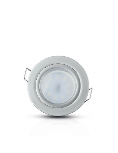 Portafaretto LED da Incasso Rotondo GU10 e GU5.3 (MR16) Grigio