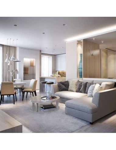 3654-Portafaretto LED da Incasso Rotondo GU e GU MR Corpo in Gesso Bianco-4