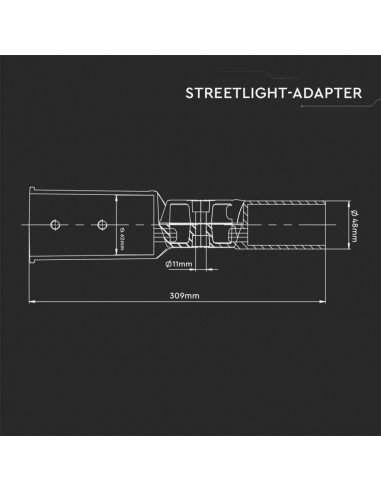 3668-Raccordo Regolabile per Armature Stradali da -2