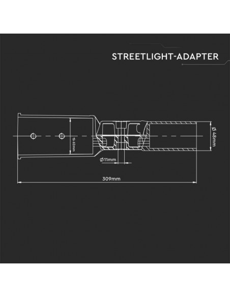 3668-Raccordo Regolabile per Armature Stradali da -2