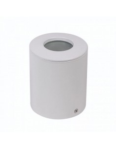 3669-Portafaretto LED Montaggio a Plafone Rotondo GU e GU MR Corpo in Alluminio Colore Bianco IP-1