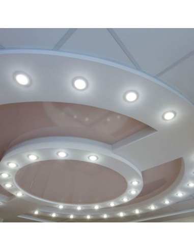 3675-Portafaretto LED da Incasso Rotondo GX Colore Bianco-4