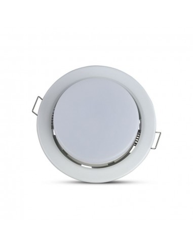 3675-Portafaretto LED da Incasso Rotondo GX Colore Bianco-7