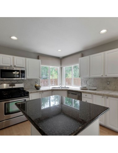 3692-Portafaretto LED Montaggio a Incasso Rotondo GU e GU MR Corpo in Gesso Copertura Satinata-4