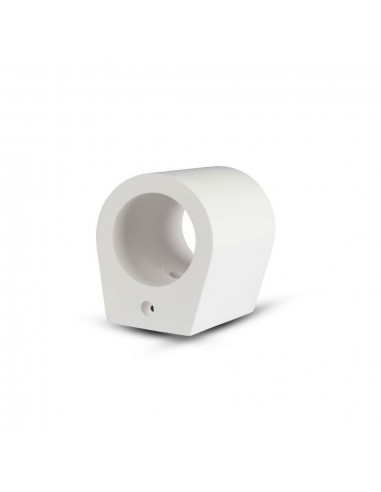 3694-Portafaretto LED da Muro Rotondo G Corpo in Gesso-7