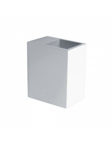 3695-Portafaretto LED da Muro Quadrato G Corpo in Gesso-1