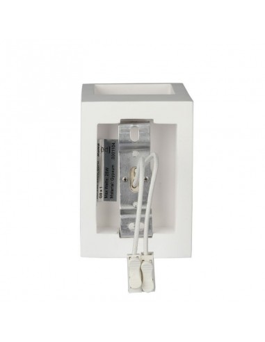 3695-Portafaretto LED da Muro Quadrato G Corpo in Gesso-7