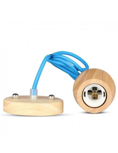 Lampadario LED in Legno con...