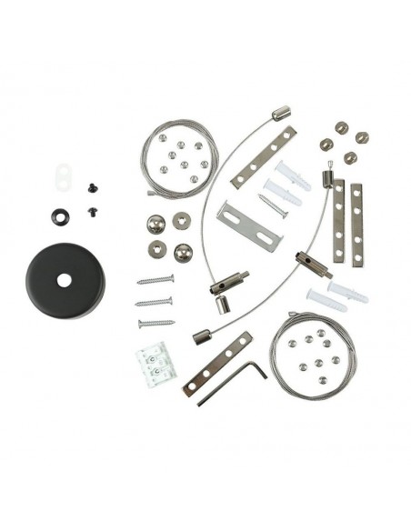 378-Plafoniera LED Chip Samsung a Sospensione  Lineare Colore Argento cm -7