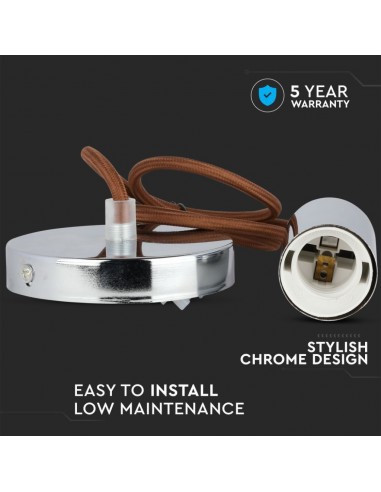 Lampadario LED a Cilindro in Metallo...