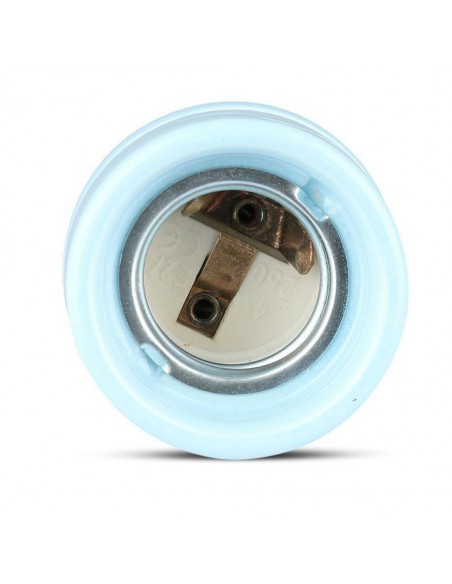 3798-Portalampada in Porcellana E Max  Colore Blu-7