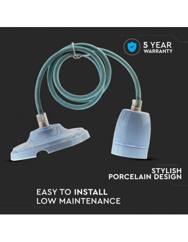 Portalampada in Porcellana E27 (Max...