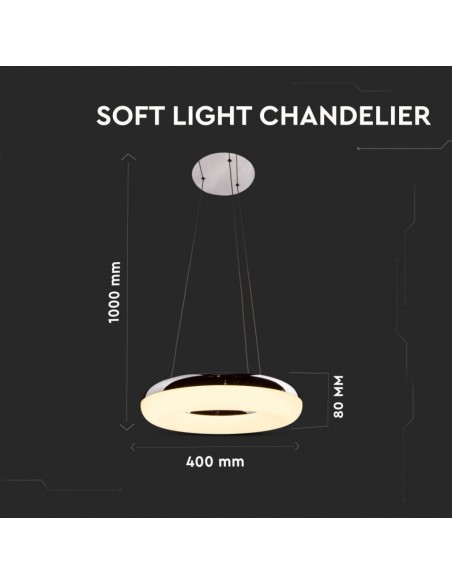 3874-Lampadario LED   Anello -2