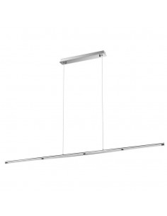 3892-Lampadario LED Tubolare in Acciaio Inox  Colore Cromato -1