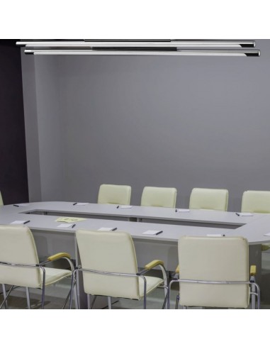 3893-Lampada LED da Specchio Doppia  Colore Cromato con Vetro Opaco  IP L mm-3