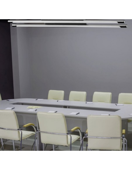 3893-Lampada LED da Specchio Doppia  Colore Cromato con Vetro Opaco  IP L mm-3