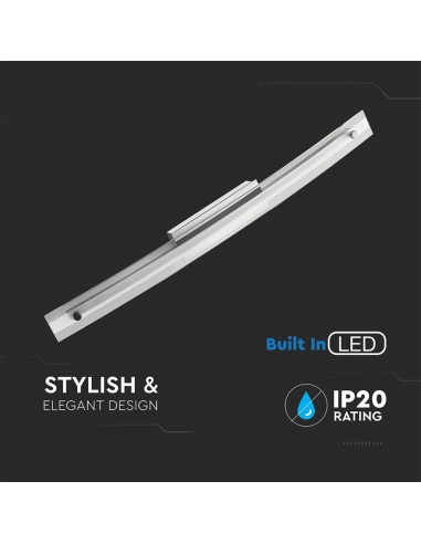 3897-Lampada LED da Specchio  Colore Cromato con Vetro Ricurvo  IP Lmm-5