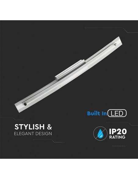 3897-Lampada LED da Specchio  Colore Cromato con Vetro Ricurvo  IP Lmm-5