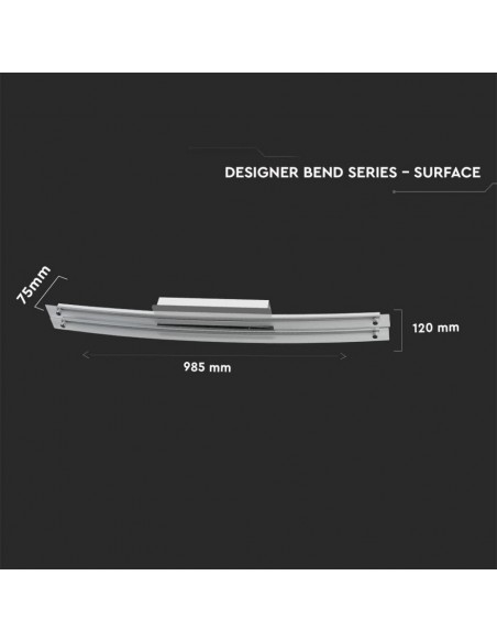 3899-Lampada LED da Specchio  Colore Cromato con Vetro Ricurvo  IP L mmx-2