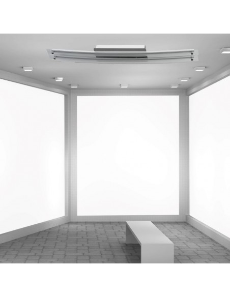 3899-Lampada LED da Specchio  Colore Cromato con Vetro Ricurvo  IP L mmx-3