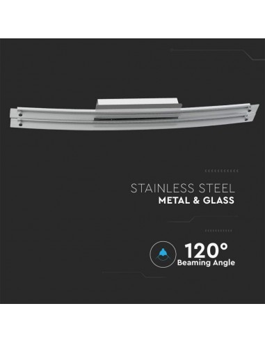 3899-Lampada LED da Specchio  Colore Cromato con Vetro Ricurvo  IP L mmx-4