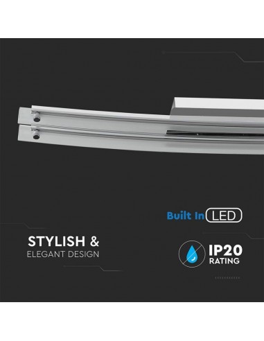 3899-Lampada LED da Specchio  Colore Cromato con Vetro Ricurvo  IP L mmx-5