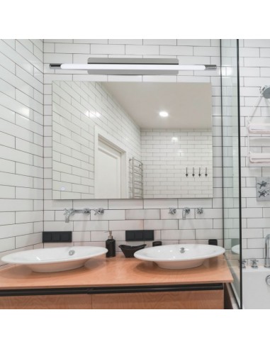 3902-Lampada LED da Specchio  Colore Cromato -5