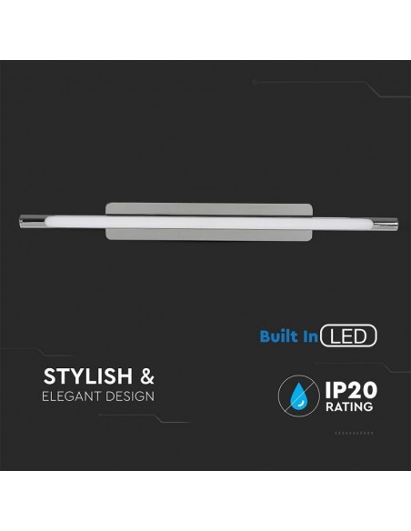 3902-Lampada LED da Specchio  Colore Cromato -6