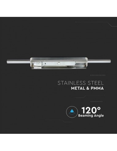 3902-Lampada LED da Specchio  Colore Cromato -7