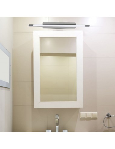 3903-Lampada LED da Specchio  Colore Cromato con Vetro Opaco  IP-4