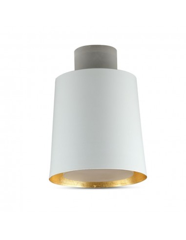 3929-Lampadario LED a Cilindro in Metallo  Colore Bianco -7