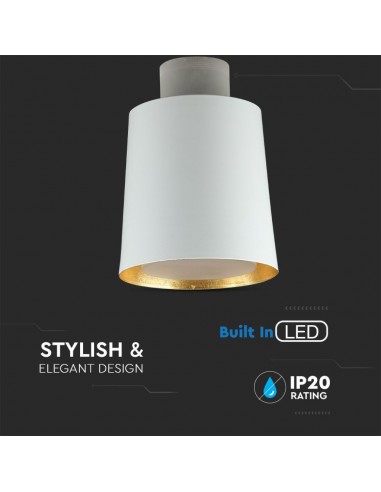 Lampadario LED a Cilindro in Metallo...