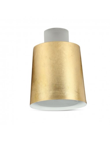 3934-Lampadario LED a Cilindro in Metallo  Colore Oro -6