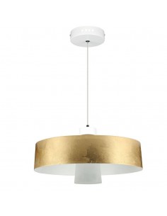 3938-Lampadario LED a Scodella in Metallo  Colore Oro -1