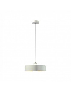 3939-Lampadario LED a Scodella in Metallo  Colore Bianco -1