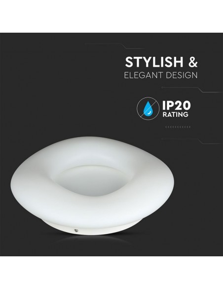 3967-Plafoniera LED Circolare  con Telecomando Cambio Colore  in  Corpo Bianco  Dimmerabile-5