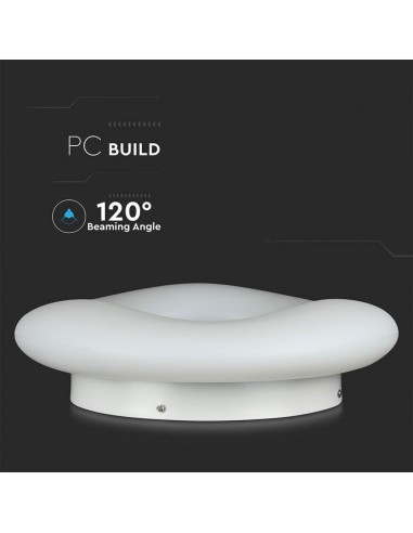 3967-Plafoniera LED Circolare  con Telecomando Cambio Colore  in  Corpo Bianco  Dimmerabile-6