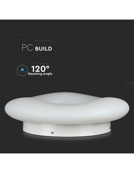 3967-Plafoniera LED Circolare  con Telecomando Cambio Colore  in  Corpo Bianco  Dimmerabile-6