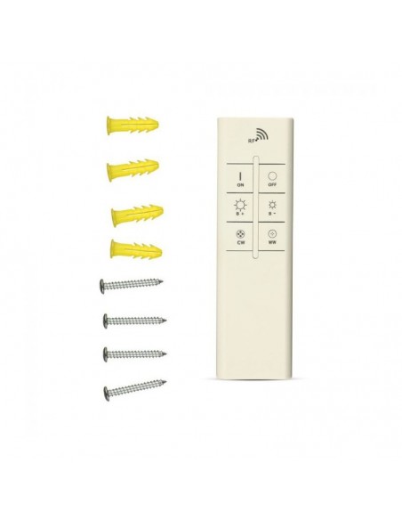 3973-Plafoniera LED Quadrata  con Telecomando CCT in Colore Bianco l cm h -5