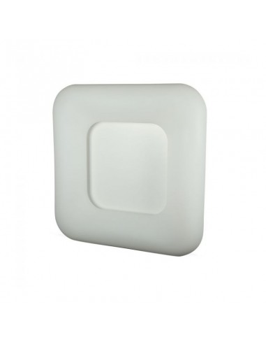 3973-Plafoniera LED Quadrata  con Telecomando CCT in Colore Bianco l cm h -7