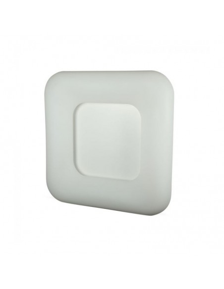 3973-Plafoniera LED Quadrata  con Telecomando CCT in Colore Bianco l cm h -7