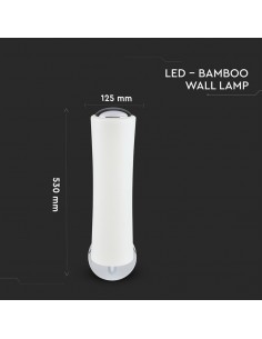 3974-Lampada LED da Muro  Colore Bianco  Triac Dimmerabile-1 2