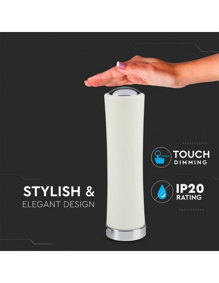 3975-Lampada LED da Tavolo  con Comando Touch e Alimentatore  Dimmerabile-6