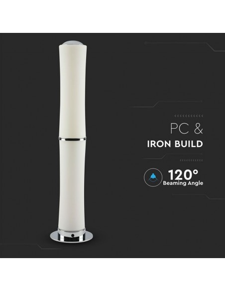 3976-Piantana LED  Touch con Alimentatore Colore Bianco h cm  Dimmerabile-5