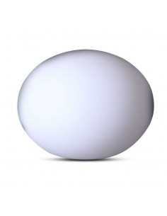 40141-Palla Ovale LED  RGB con Telecomando IR  Tasti e Alimentatore  Dimmerabile-1