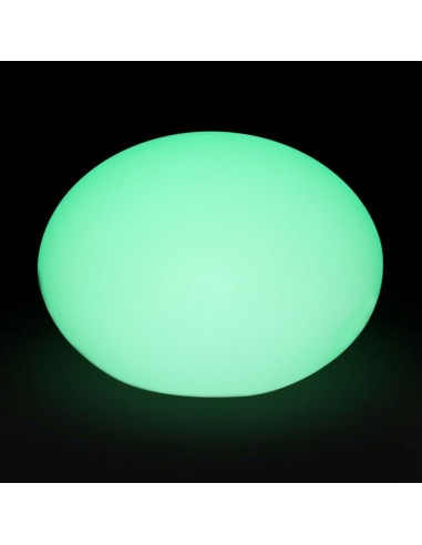 40141-Palla Ovale LED  RGB con Telecomando IR  Tasti e Alimentatore  Dimmerabile-7